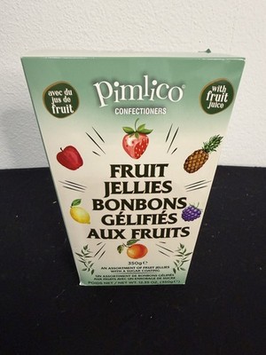 Pimlico Confectioners With Assortment Fruit Juices Jellies Bonbons 350g Sealed
