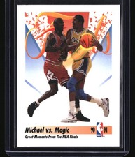 1991-92 SkyBox #333 Michael vs. Magic