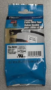 GENUINE Brother TZe-FX241 TZ-FX241 TZEFX241 P-Touch Flex ID Tape 18MM NEW