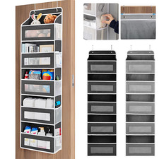 Over the Door Hanging Organiser Space Saving 5 Pockets Wardrobe Toys Storage