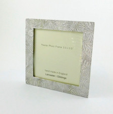Solid English Pewter Foxworthy Design Photo Frame 3.5" x 3.5" Made UK FOX02