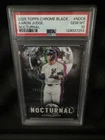2025 Topps Chrome Black Nocturnal Aaron Judge PSA 10 Case Hit! NY Yankees POP 4