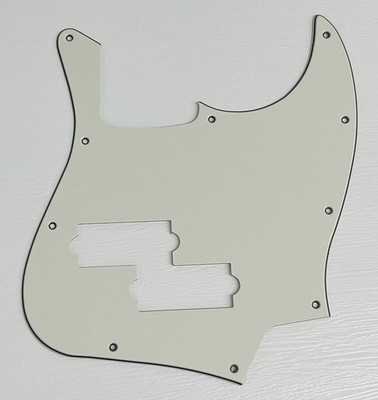 Parchment Pickguard Scratch Plate For Fit Top Jazz Bass With PB Pickup Guitar