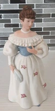 Vintage Homeco Victorian Lady Porcelain Figurine #1463 Belle of the Ball 