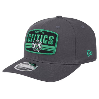 Boston Celtics New Era Team Elevated Patch 9SEVENTY Adjustable Hat - Graphite