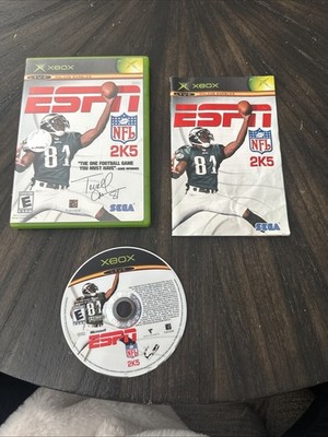 XBOX Game ESPN NFL 2K5 CIB Complete In Box 