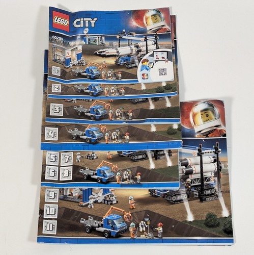 LEGO City 60229 Set Trasporto Montaggio Razzi NO Scatola CON Istruzioni 95% - Foto 9 di 9