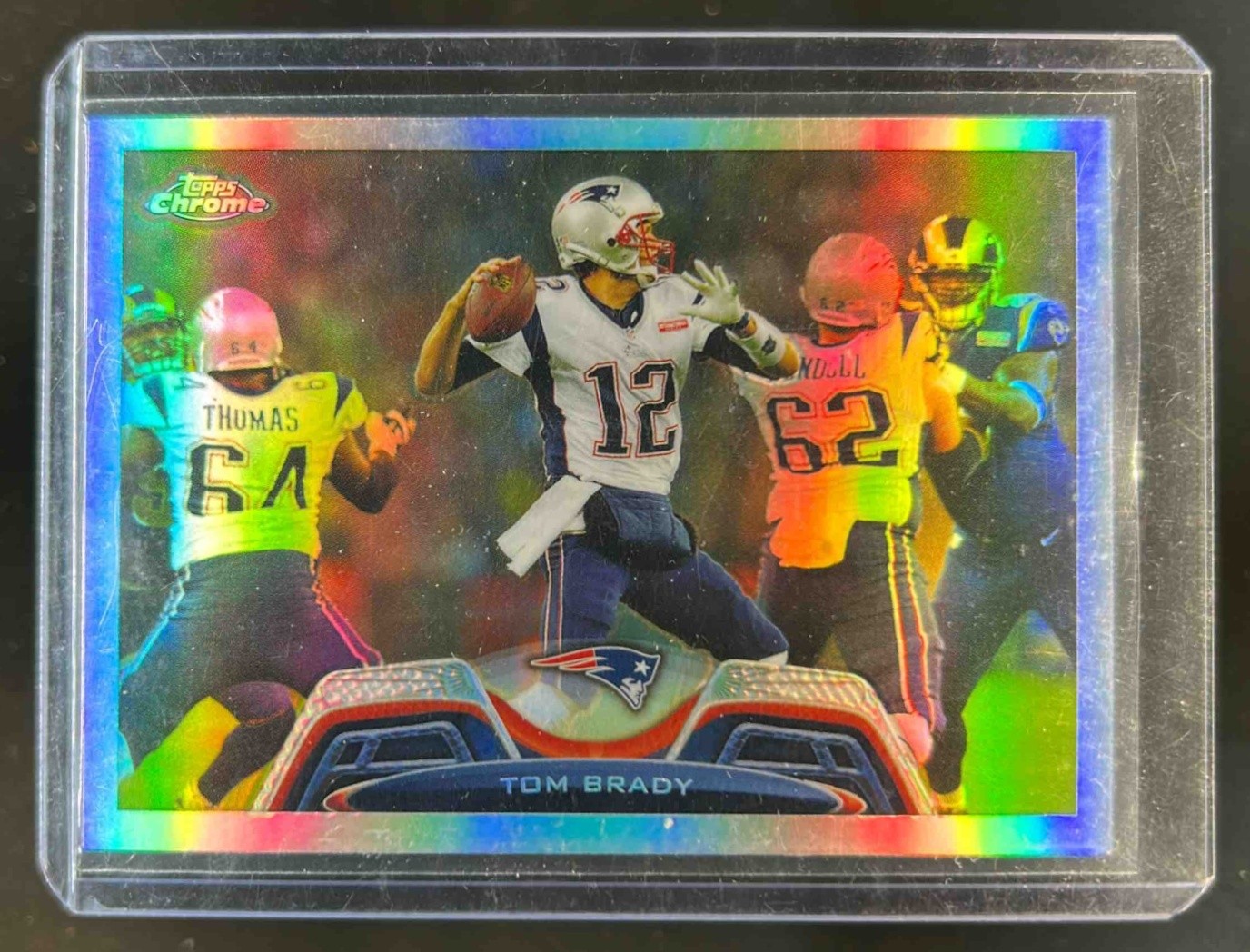 2013 Topps Chrome Tom Brady Refractor #50 Patriots