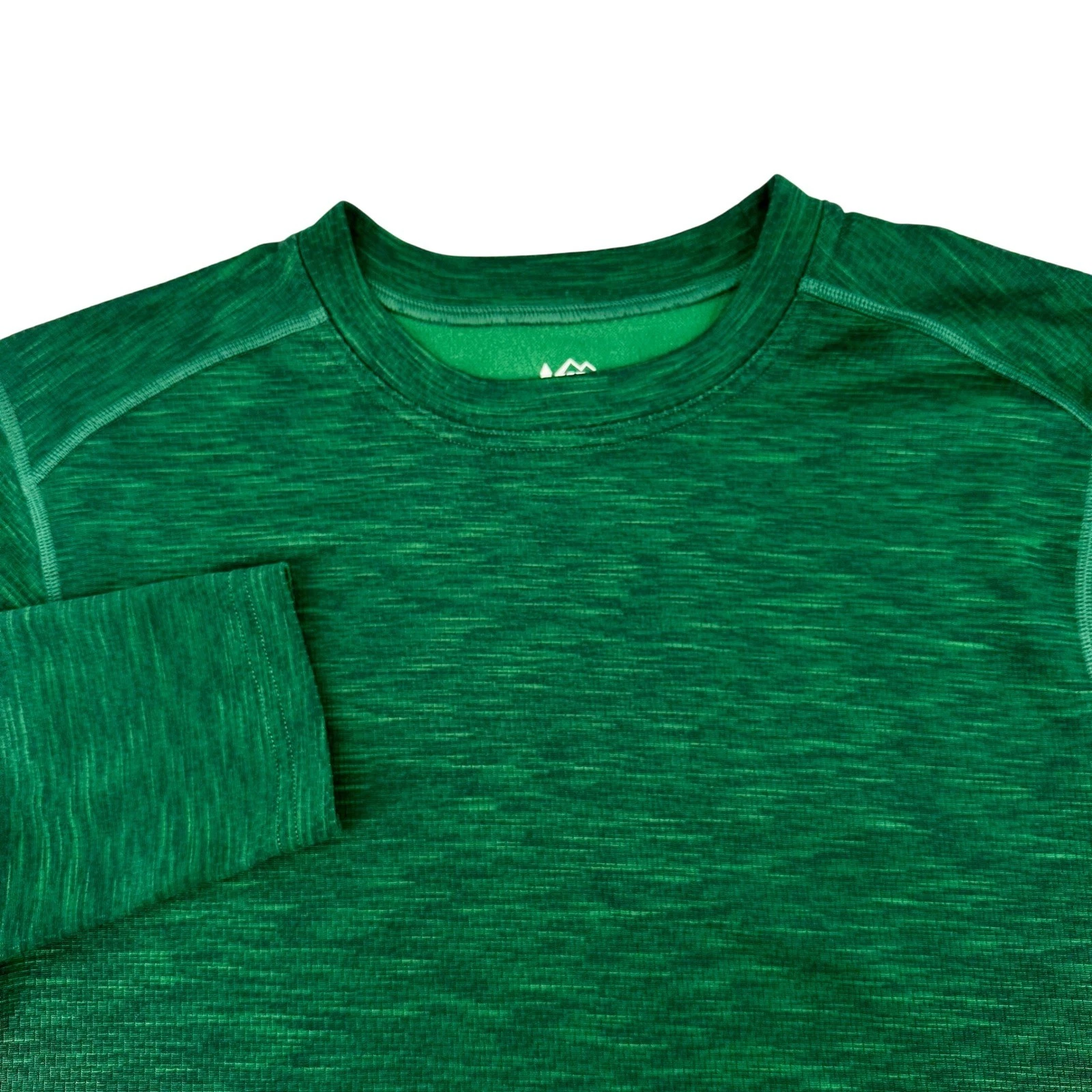 REI Co-op Mens Small Green Heathered Long Sleeve Base Layer Athletic Shirt