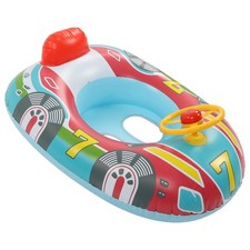 (Blue Bottom) Yacht Pool Flotteur Yacht Volant Gonflable PVC Anti Fuite