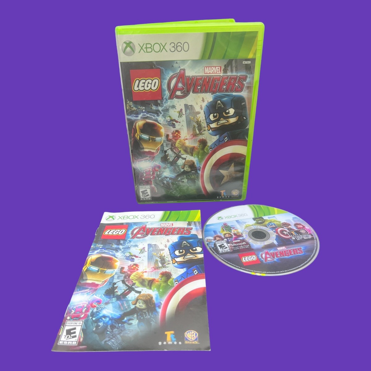✨LEGO Marvel Avengers Microsoft Xbox 360 Game CIB Complete
