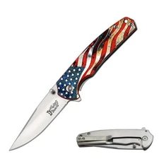 7.75" DARK FANTASY BLADES EDC FOLDING POCKET KNIFE 420 STEEL BLADE POCKET CLIP