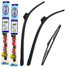 alca Flat Set of 3 Front & Rear Wiper Blades For BMW X3 2004-2010 AH22"20"14F