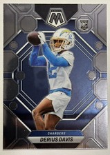 2023 Panini Mosaic Derius Davis RC #311 Rookie Los Angeles Chargers