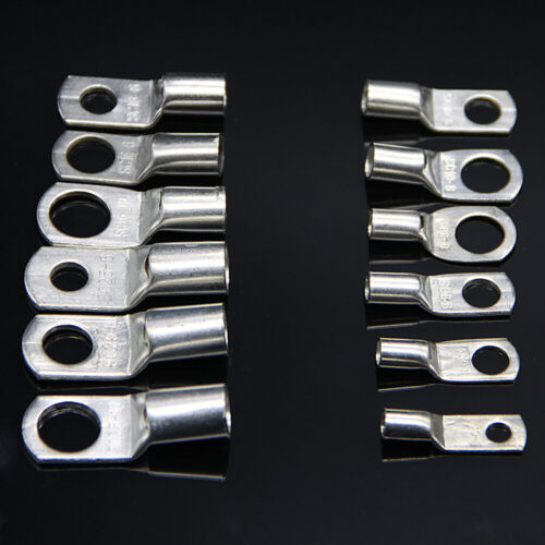 140PCS Fermacavi Anello Rame Crimpare Terminale/Pinza Auto Batteria Fili Connettori - Foto 6 di 17