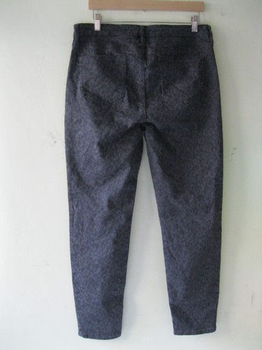 Buffalo High Rise Stretch Tencel Skinny Pants, Hanna, Black Tonal Leopard, 12/32 - Picture 3 of 13