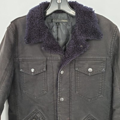 Schlussel Insulated Jacket Mens Size 3 (Small) Black Fur