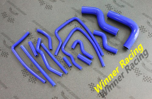Black Coolant Hose Fit Subaru Legacy BD5/BG5 BE5/BH5 GT/RS Twin Turbo 1993-2003 - Picture 6 of 7