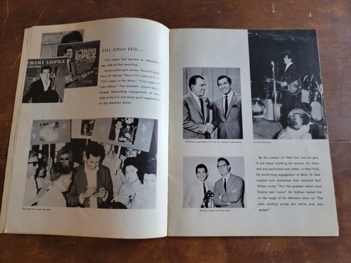 Wide World Trini Lopez 1964 Werbefotoalbum/Magazin, Gibson Gitarrenwerbung - Bild 5 von 10