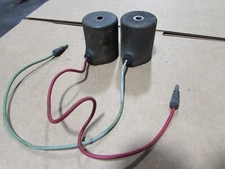USED & TESTED SET OF 2 WORKING MEYER SNOW PLOW PUMP B & C COILS W/ FACTORY ENDS