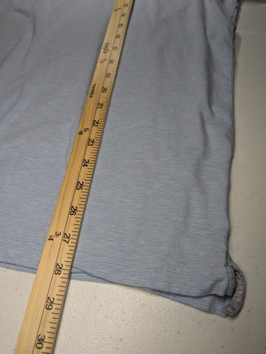 Peter Millar Herren Polo Größe XL blau weiß gestreift Kurzarm Golfshirt - Bild 14 von 16