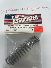 Team Associated 7435 Truck Rear Racing Springs Gold 2.75 lb/in ASC7435