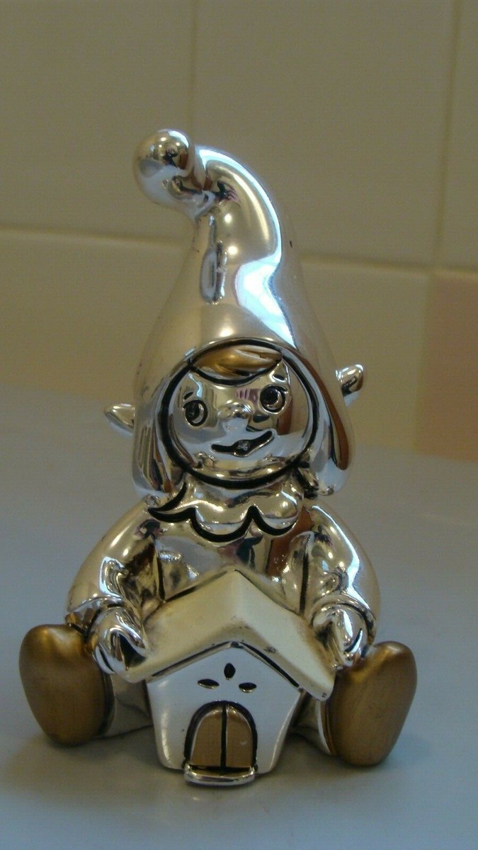 Laminato AG ARDE Silver Plated Metal/Resin Girl Fairy Figurine