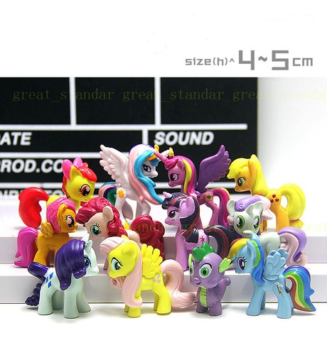 Buy 12 Pcs My Little Pony Twilight Sparkle Action Figures Model Girl Toy Cake Topper Online In Panama
