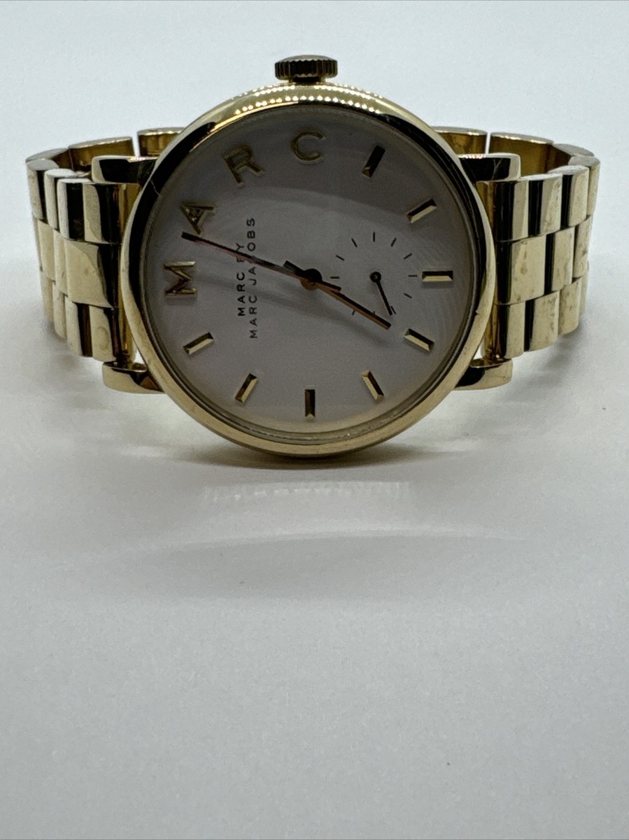 Marc by Marc Jacobs Baker MBM3243 Women Gold Tone Analog  display picture 2