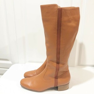 H By Halston Para Mujer 8.5 Sasha alto Cognac Leather Brown botas de montar  | eBay