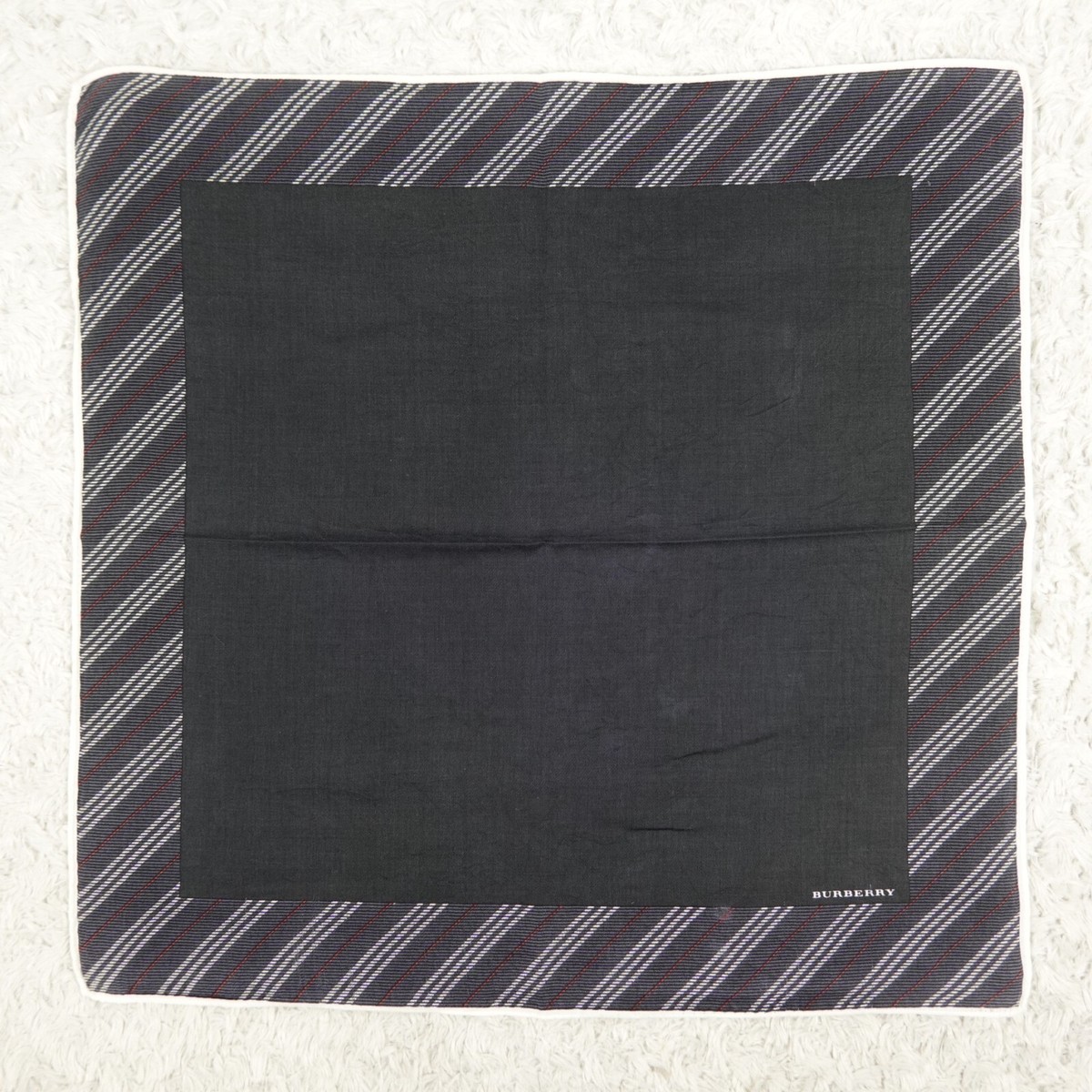 Burberry Squares black. Scarf & pocket square Burberry Black in Cotton - 41674972 main image 4
