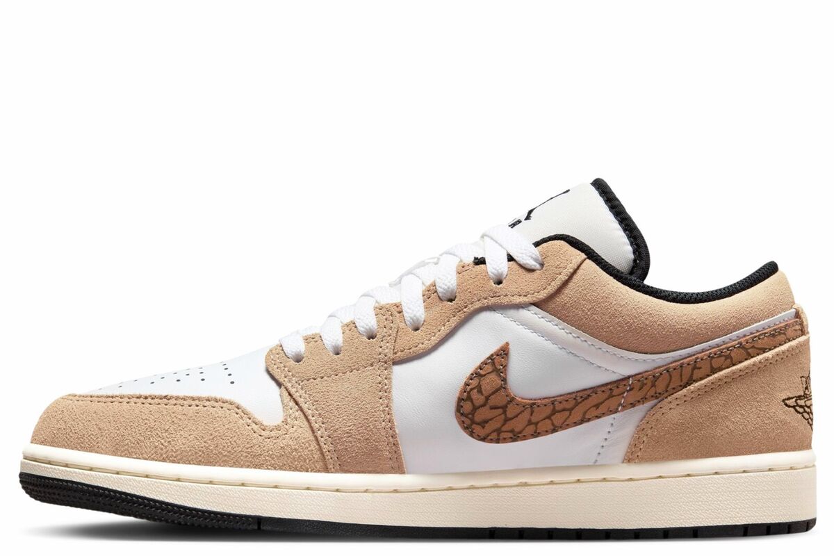 Nike Air Jordan 1 Low SE Hemp/White/Black/Light British Tan Nike Air Jordan 1 Low SE Hemp/White/Black/Light British Tan