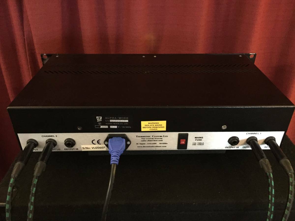 Thermionic Culture The Vultre Vacuum Tube Valve Distortion Unit La2A