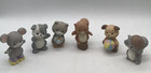 1992 Avon Best Buddies Collection Set of 6 Squirrel, Kitten, Puppy & Mice-Mint