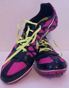 nike track spikes purple