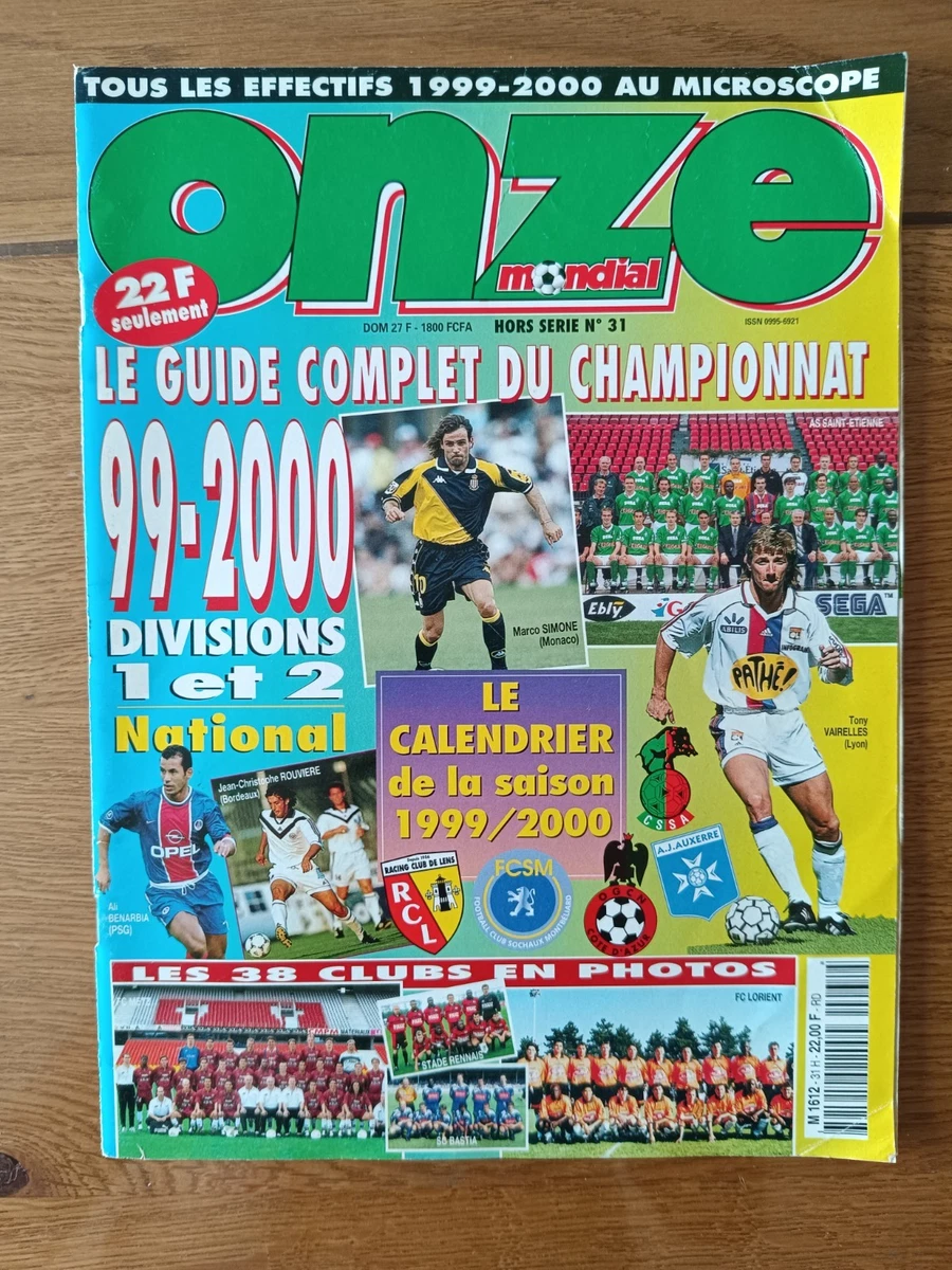 Le magazine Onze Mondial de juillet 1994