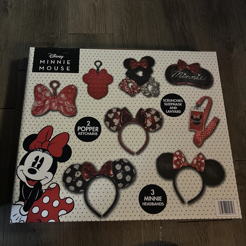 DISNEY - JUEGO DE ACCESORIOS DE LUJO MINNIE MOUSE Diademas de Vestir Vacaciones Poppers Foto 2 de 2