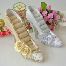5"tall elegant HighHeel Shoe Jewelry Ring Holder Storage Display Organizer Stand