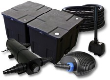 SunSun Filter Kit 60000L Pond 18W Clarifier, 40W Eco Pump Hose Fountain