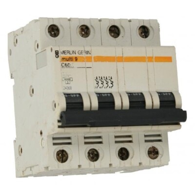Schneider/Merlin C60HB406 MCB 6A 4-polig C60H Typ B Multi9