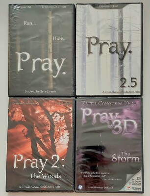 Pray, Pray 2 The Woods, 2.5, 3 The Storm, Amy Mitchell Audrey Battah DVD Lot