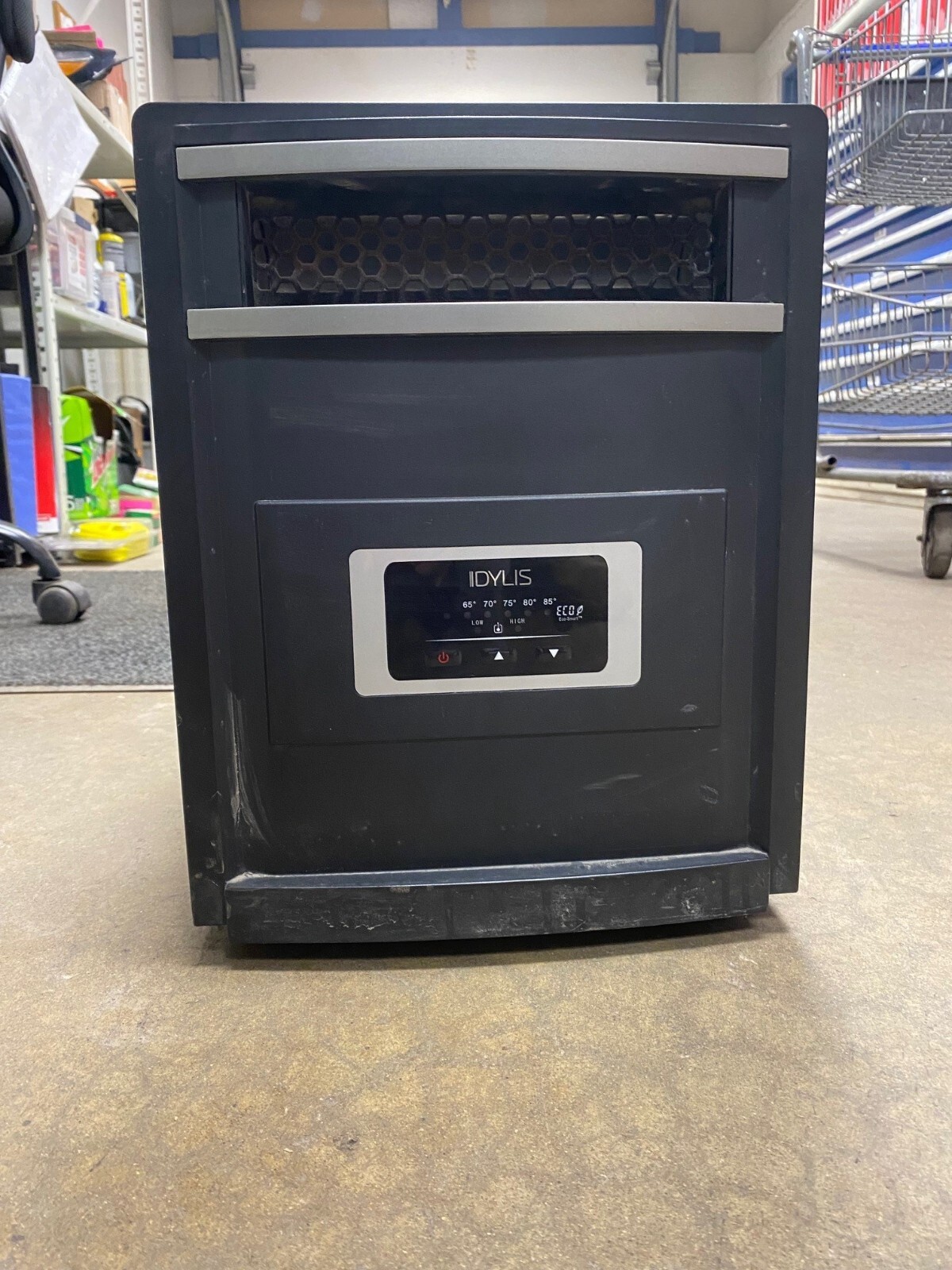 Idylis 5,118-BTU Infrared Cabinet Electric Space Heater with Thermostat |  eBay