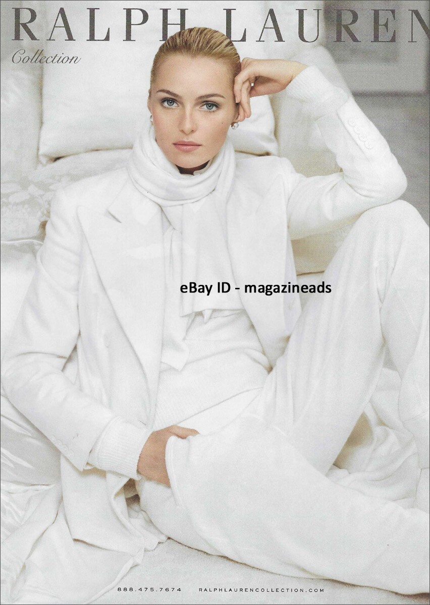 RALPH LAUREN 1-Page PRINT AD Fall 2014 VALENTINA ZELYAEVA