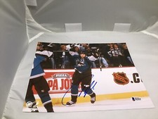 Owen Nolan Signed San Jose Sharks 8x10 Photo Autographed Beckett BAS COA 1A