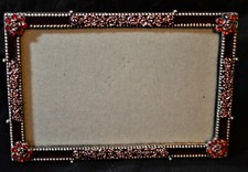 Metal Pink Tree Design Photo Frame Picture, 4 x 6 photo free standing 3-D look