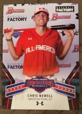2018 BOWMAN CHRIS NEWELL UNDER ARMOUR ALL-AMERICA CARD #UAA-14