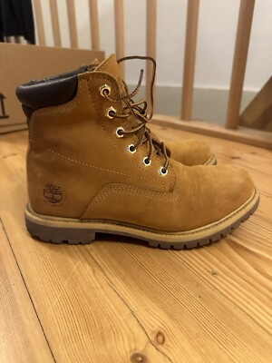 Timberland wasserdichter Premium 6-Inch Boots waterproof Nubuk wheat 39 Damen
