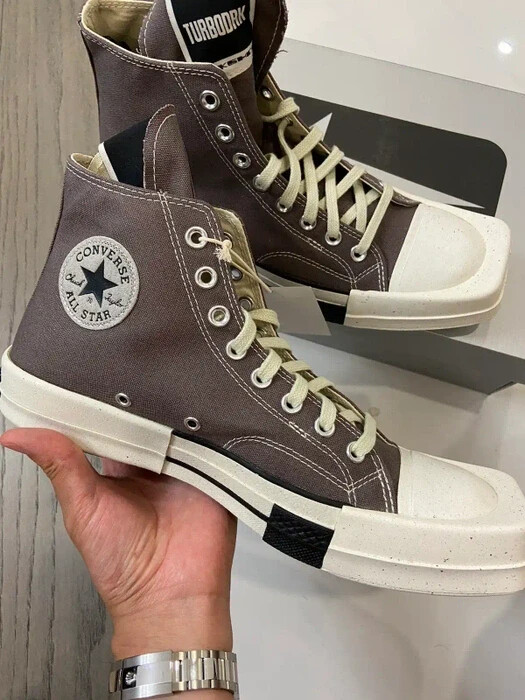 Size 9.5 Limited Drop Rick Owens x Converse Chuck 70 'Iron