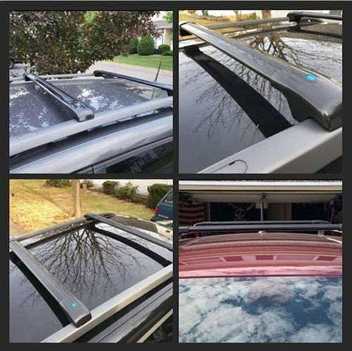 Lockable Roof Rail Racks Cross Bars Crossbars Fits for KIA Carnival 2021-2025 - Foto 6 di 9