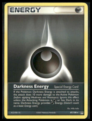 Darkness Energy (Special) #87/108 Power Keepers Pokemon NM
